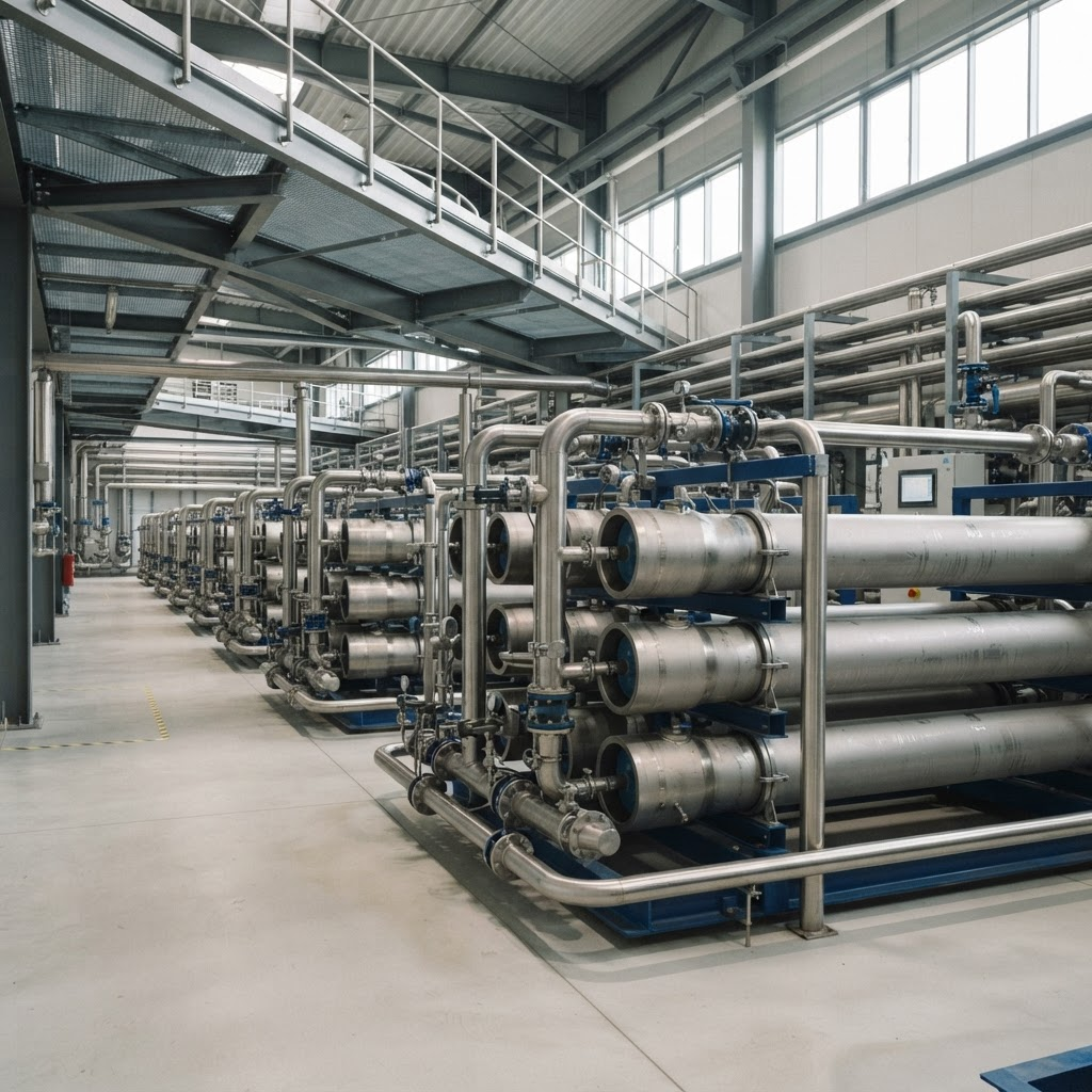 Reverse osmosis membrane vessels