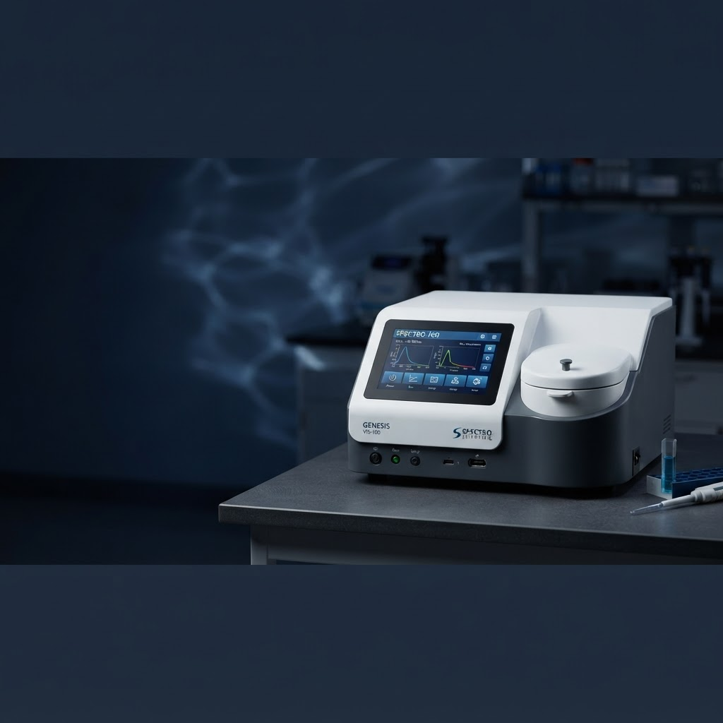 Hach DR3900 laboratory VIS spectrophotometer on a navy background